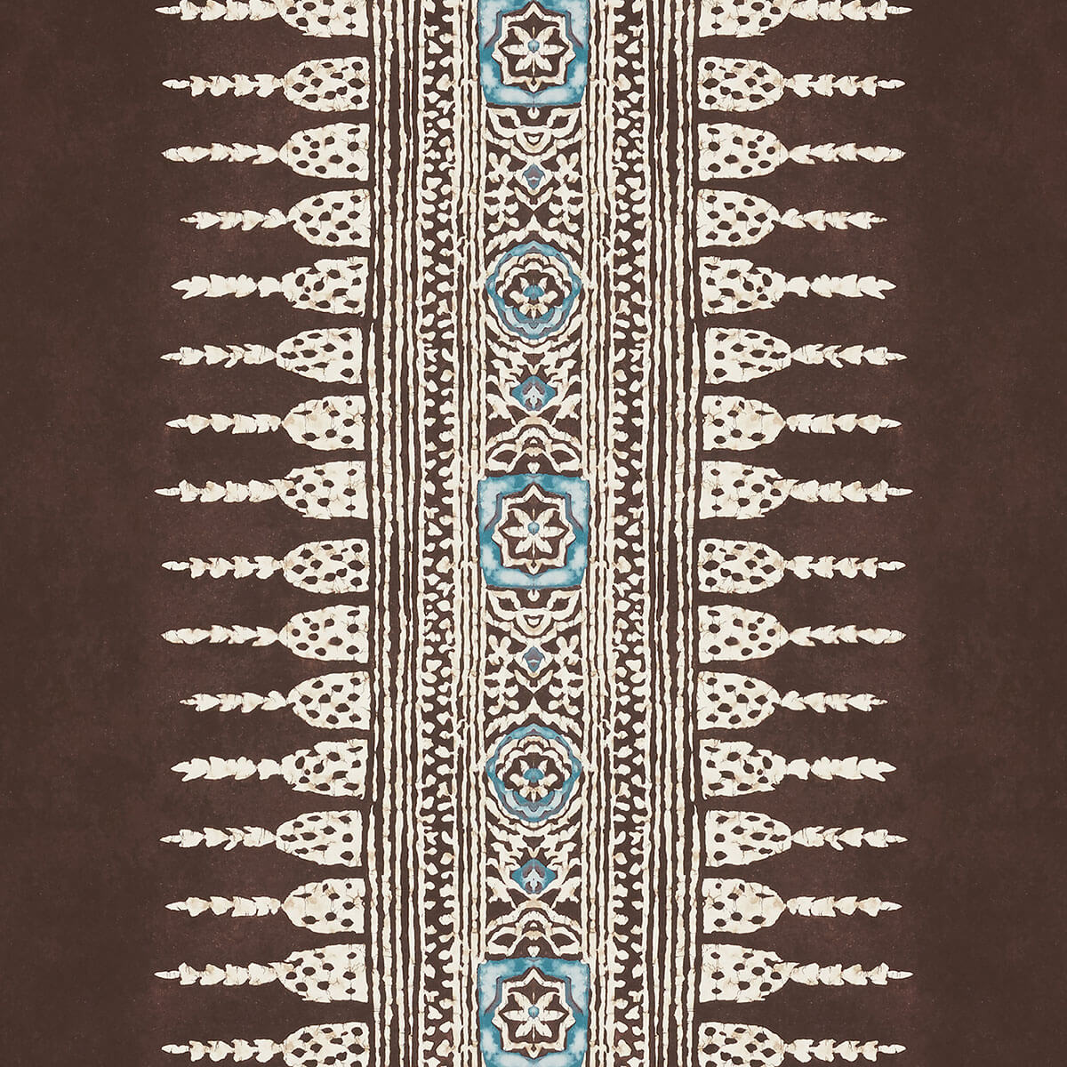 Anna French Antilles Javanese Strip Wallpaper Sample - Brown