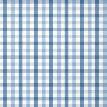 Anna French Antilles Saybrook Check Wallpaper - Light Blue