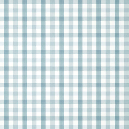 Anna French Antilles Saybrook Check Wallpaper Sample - Spa Blue