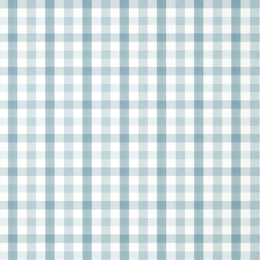 Anna French Antilles Saybrook Check Wallpaper - Spa Blue