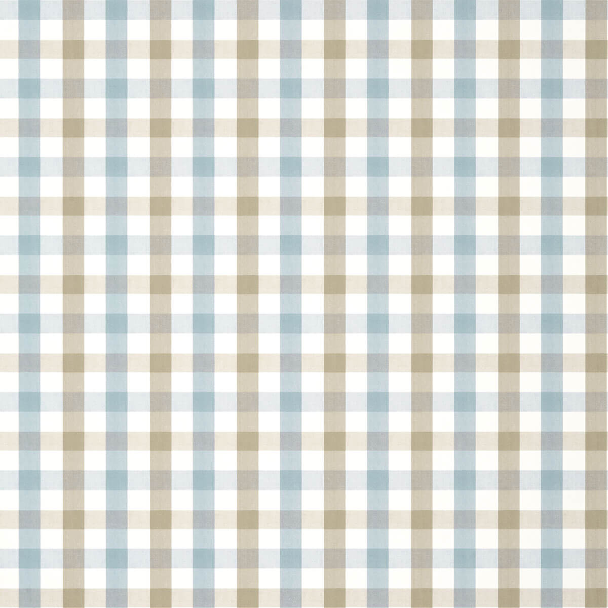 Anna French Antilles Saybrook Check Wallpaper Sample - Spa Blue & Beige
