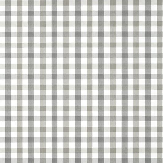 Anna French Antilles Saybrook Check Wallpaper - Gray