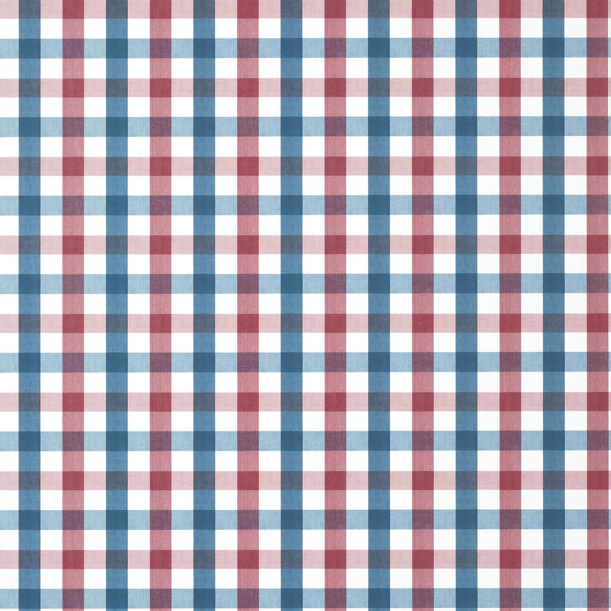 Anna French Antilles Saybrook Check Wallpaper Sample - Red & Blue