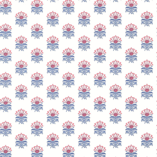 Anna French Antilles Milford Wallpaper - Red & Blue