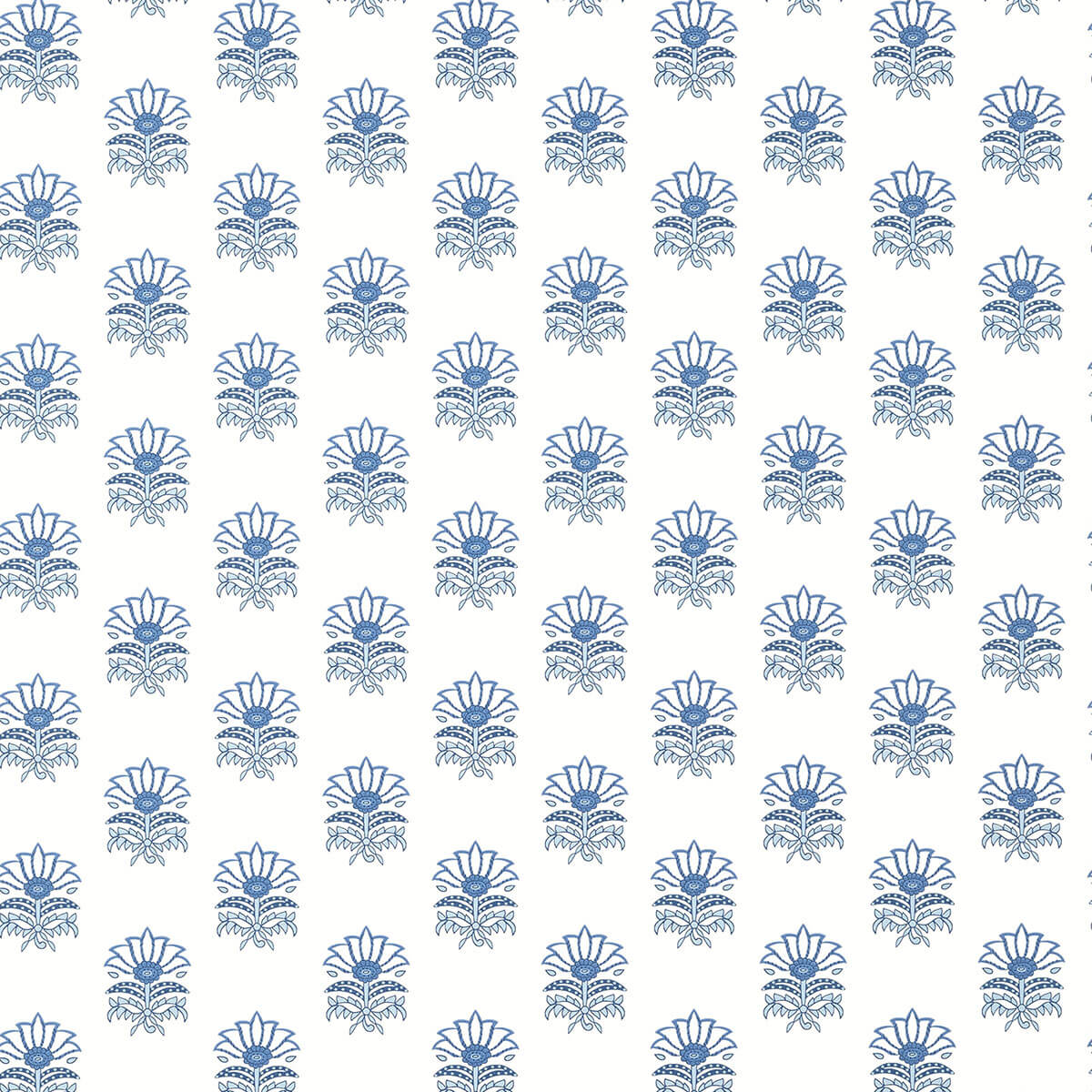 Anna French Antilles Milford Wallpaper Sample - Blue
