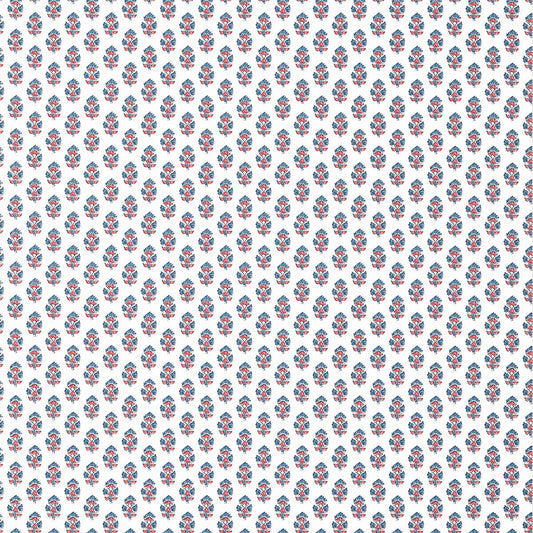Anna French Antilles Julien Wallpaper - Red & Blue