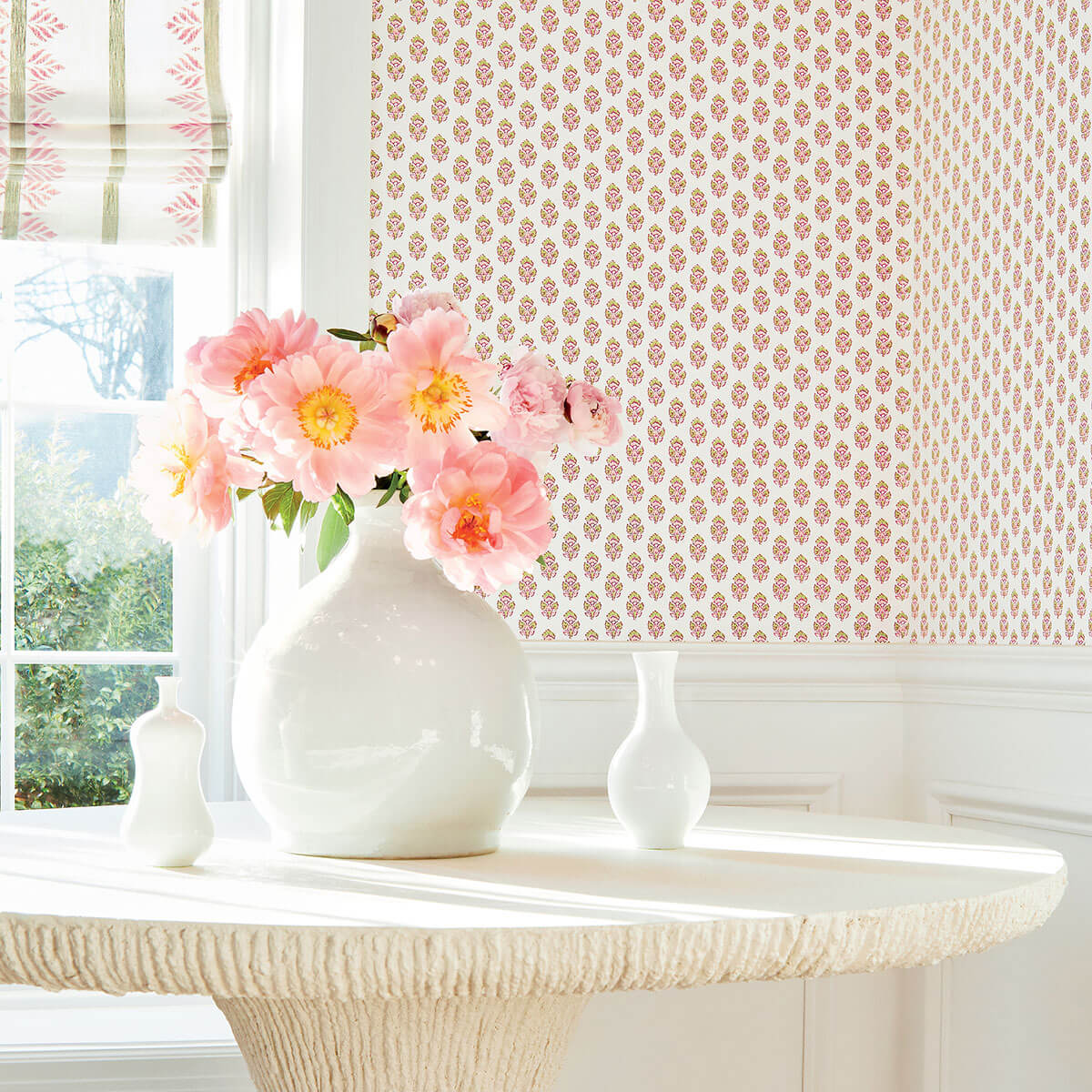 Anna French Antilles Julien Wallpaper - Blush