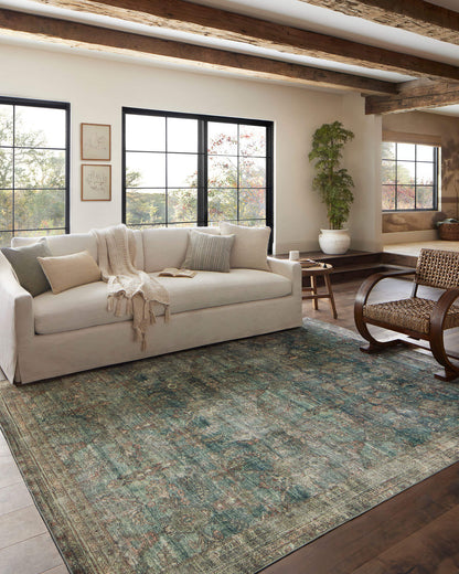 Magnolia Home By Joanna Gaines x Loloi Banks Rug - Ocean & Spice
