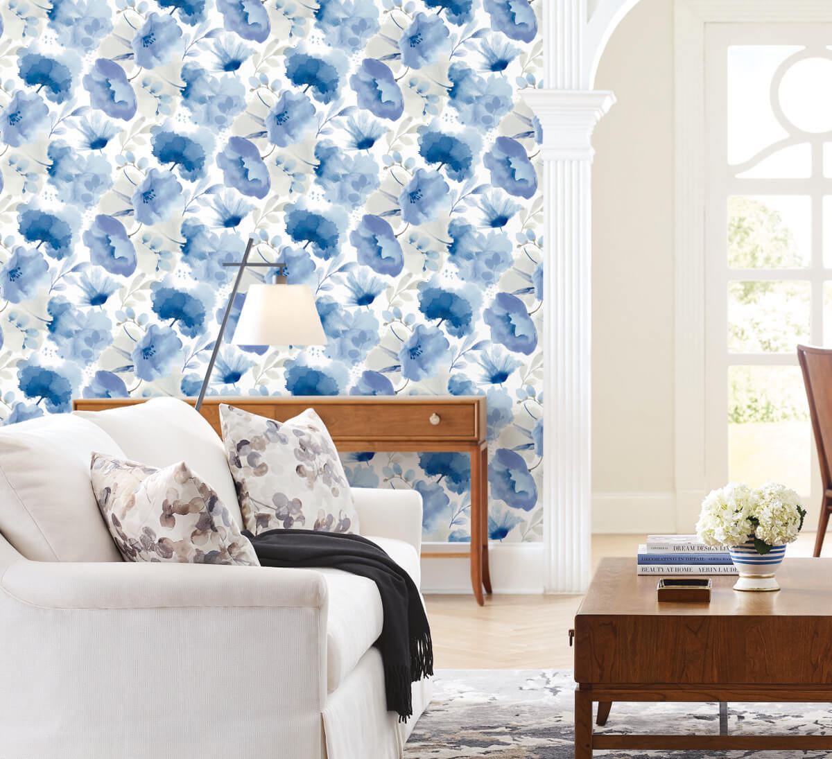 out east wallpaper cobalt – Eskayel