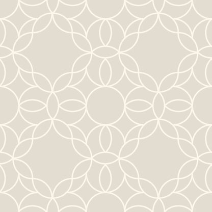 Mitchell Black Bloom Ring Wallpaper - Alabaster