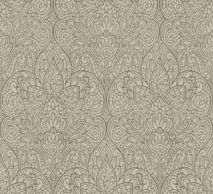 Candice Olson After 8 Paradise Wallpaper - Taupe & Copper