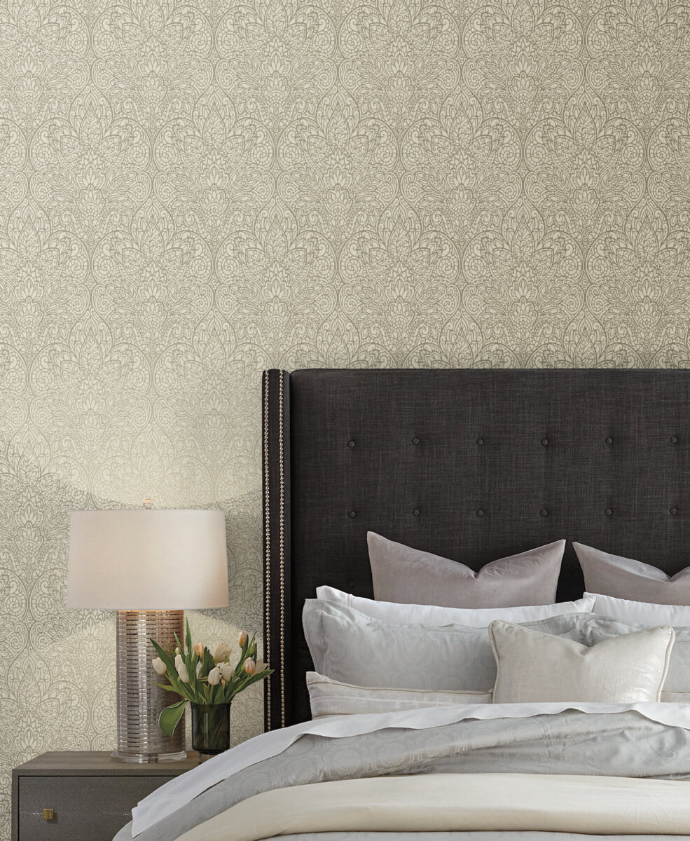 Candice Olson After 8 Paradise Wallpaper - Taupe & Copper