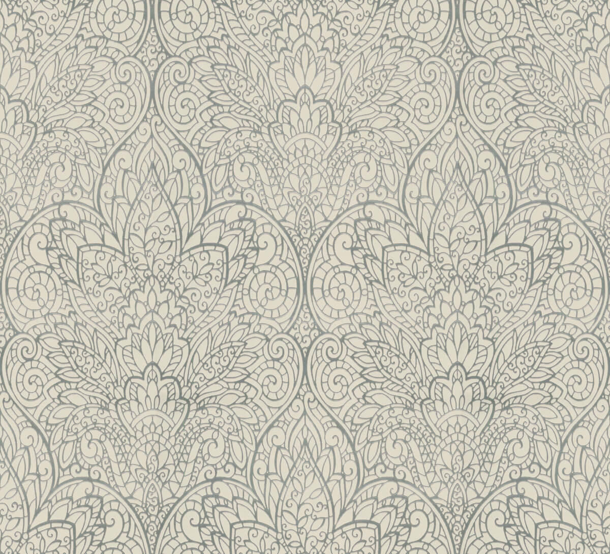 Candice Olson After 8 Paradise Wallpaper - White & Silver
