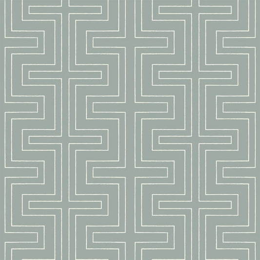 Mitchell Black Co-Ed Halsted Wallpaper - Lake Shore Blue