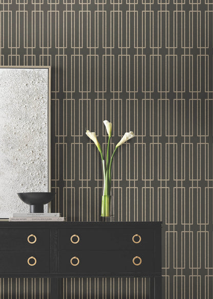 Candice Olson Decadence Terrace Wallpaper - Charcoal