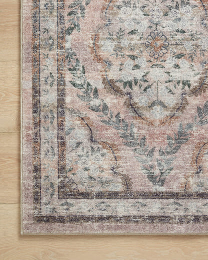 Rifle Paper Co. × Loloi Courtyard Rug - Chateau Blush