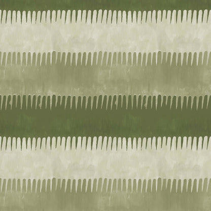 Mitchell Black Cabana Stripe Wallpaper - Olives