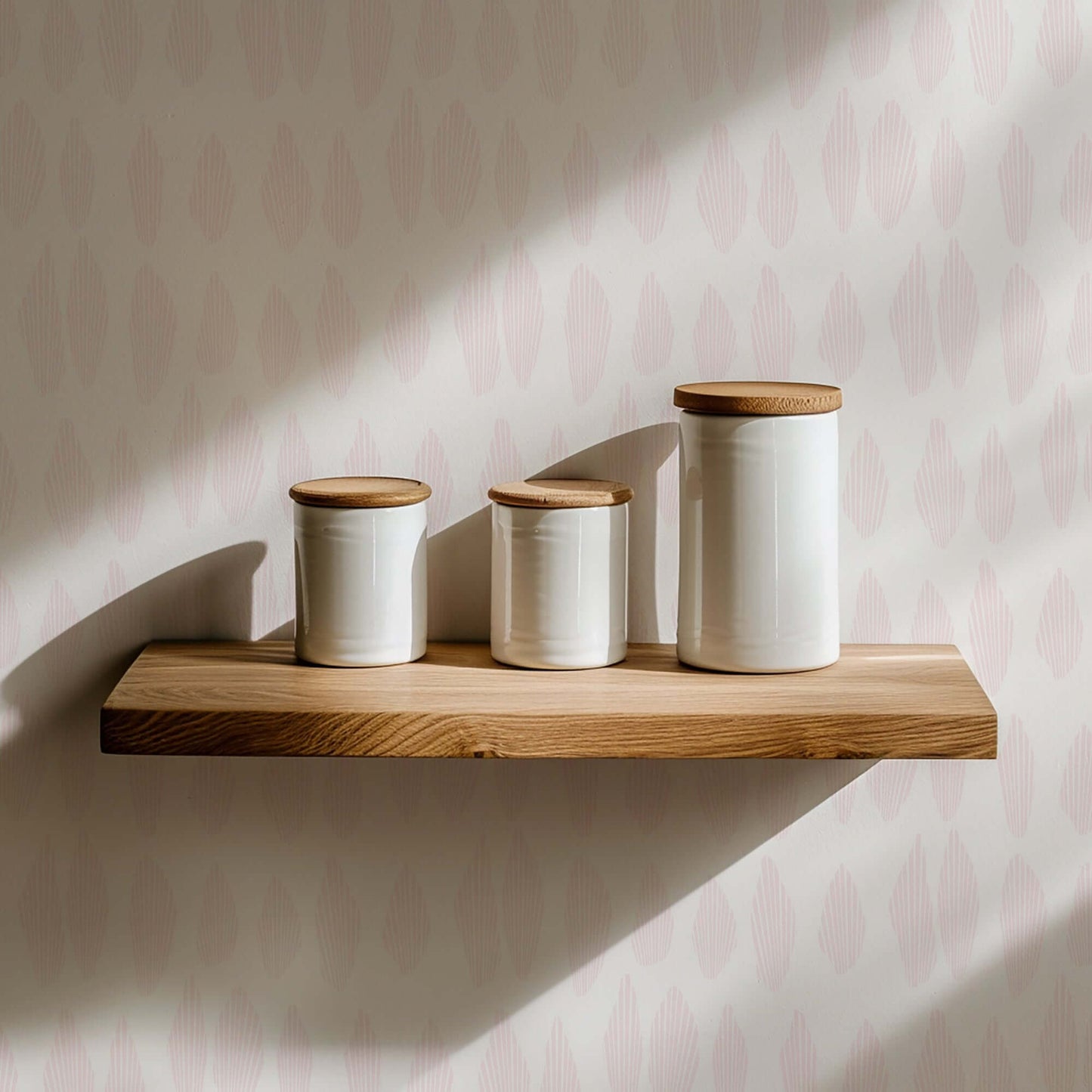 Mitchell Black Lome Cascade Wallpaper - Blush