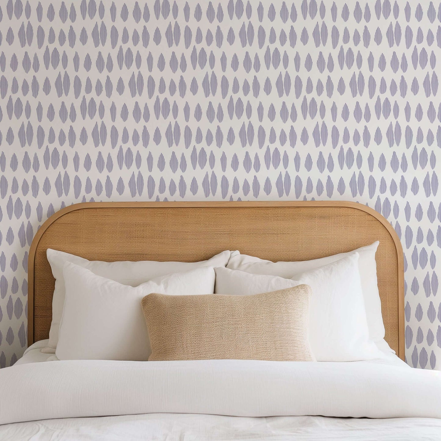 Mitchell Black Lome Cascade Wallpaper - Lavender