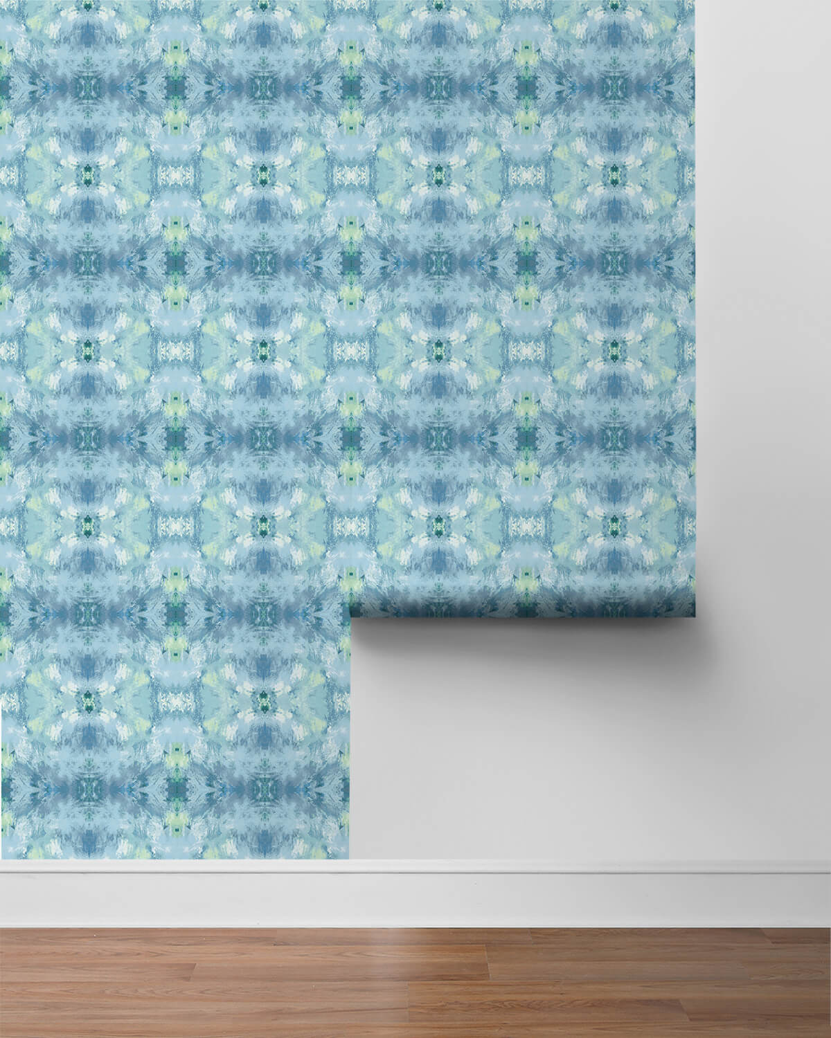 Daisy Bennett West Boulevard Collection Kaleidoscope Wallpaper - Blue