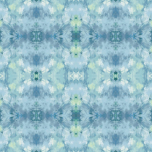 Daisy Bennett West Boulevard Collection Kaleidoscope Wallpaper - Blue