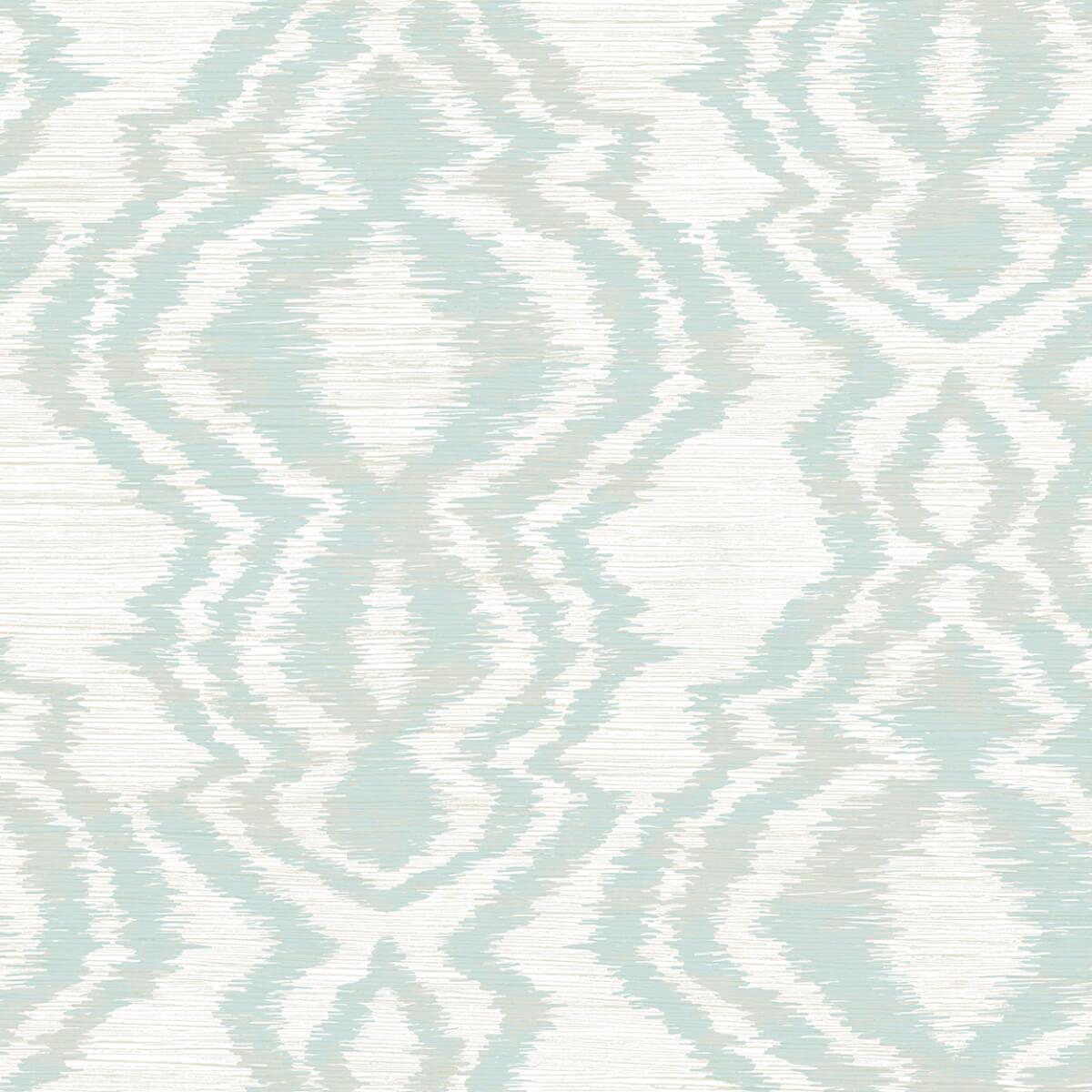 Daisy Bennett West Boulevard Collection Moirella Wallpaper - Seaglass