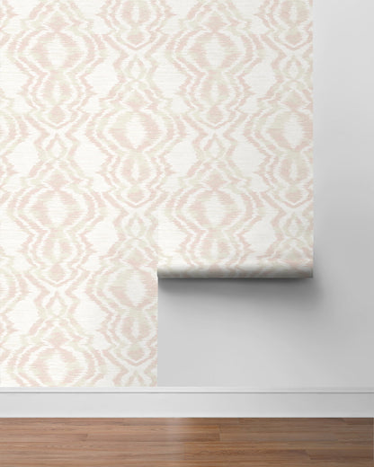 Daisy Bennett West Boulevard Collection Moirella Wallpaper - Blush