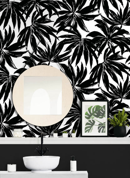 Daisy Bennett West Boulevard Collection Palma Wallpaper - Black