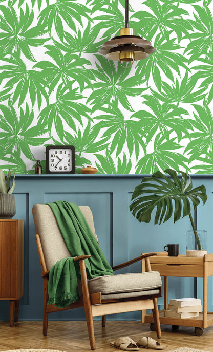 Daisy Bennett West Boulevard Collection Palma Wallpaper - Green