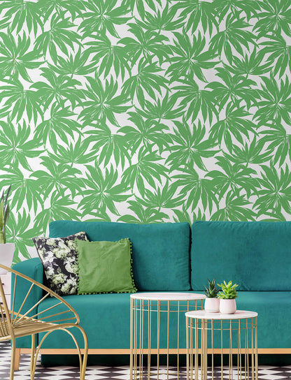 Daisy Bennett West Boulevard Collection Palma Wallpaper - Green