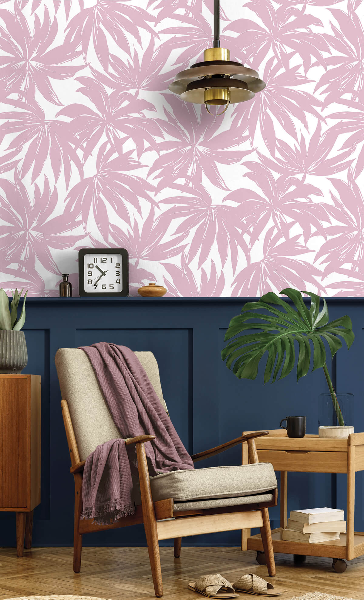 Daisy Bennett West Boulevard Collection Palma Wallpaper - Mauve