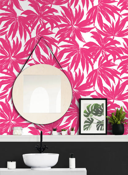 Daisy Bennett West Boulevard Collection Palma Wallpaper - Hot Pink