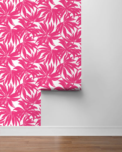 Daisy Bennett West Boulevard Collection Palma Wallpaper - Hot Pink