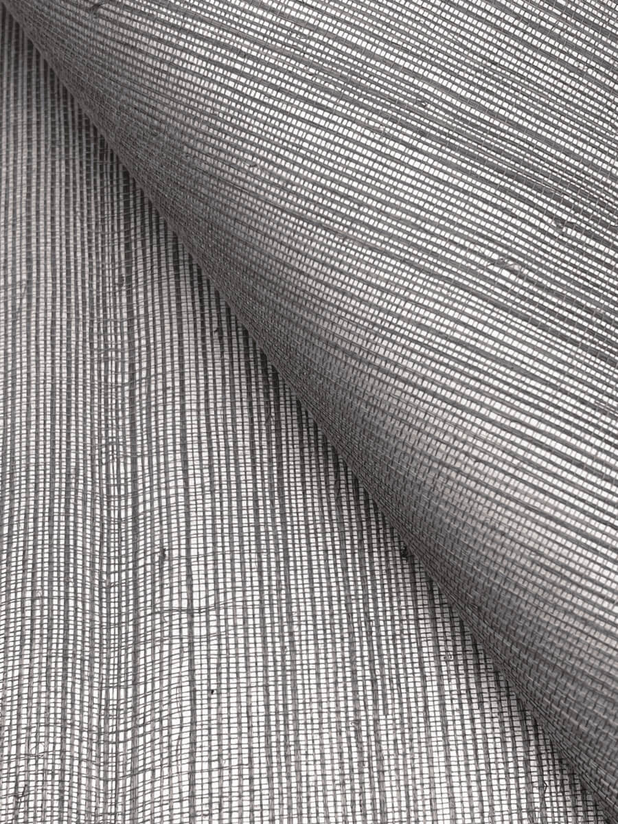 York Designer Sisals Grasscloth Wallpaper - Platinum
