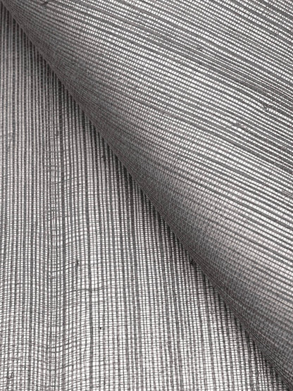 York Designer Sisals Grasscloth Wallpaper - Platinum