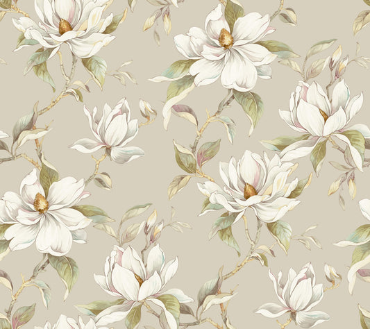 Candice Olson Decadence Garden Jewels Wallpaper - Linen