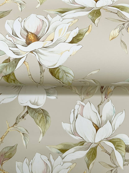 Candice Olson Decadence Garden Jewels Wallpaper - Linen