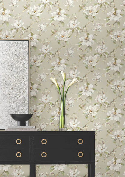 Candice Olson Decadence Garden Jewels Wallpaper - Linen