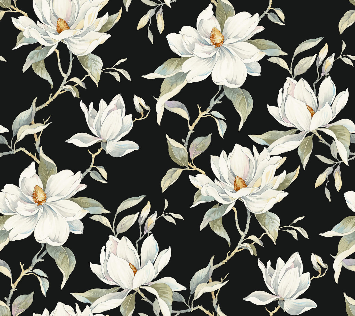 Candice Olson Decadence Garden Jewels Wallpaper - Black