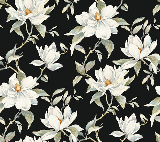 Candice Olson Decadence Garden Jewels Wallpaper - Black