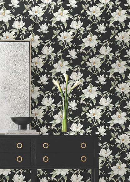 Candice Olson Decadence Garden Jewels Wallpaper - Black