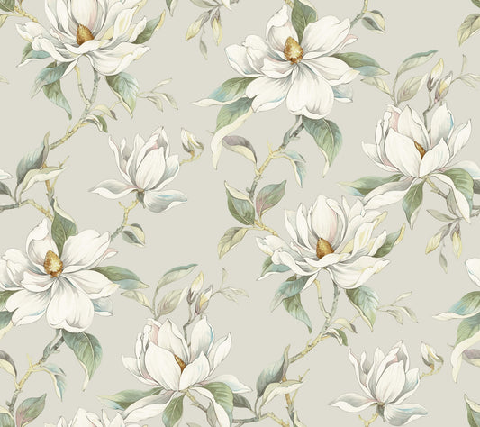 Candice Olson Decadence Garden Jewels Wallpaper - Warm Grey
