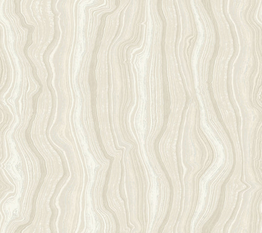 Candice Olson Decadence Mineral Shimmer Wallpaper - White & Pearl