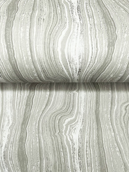 Candice Olson Decadence Mineral Shimmer Wallpaper - Gray & Pearl
