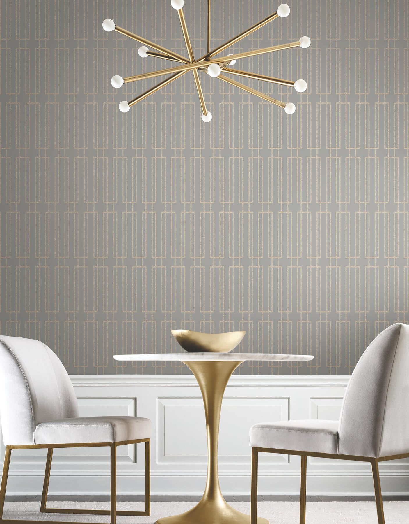Candice Olson Decadence Terrace Wallpaper - Taupe