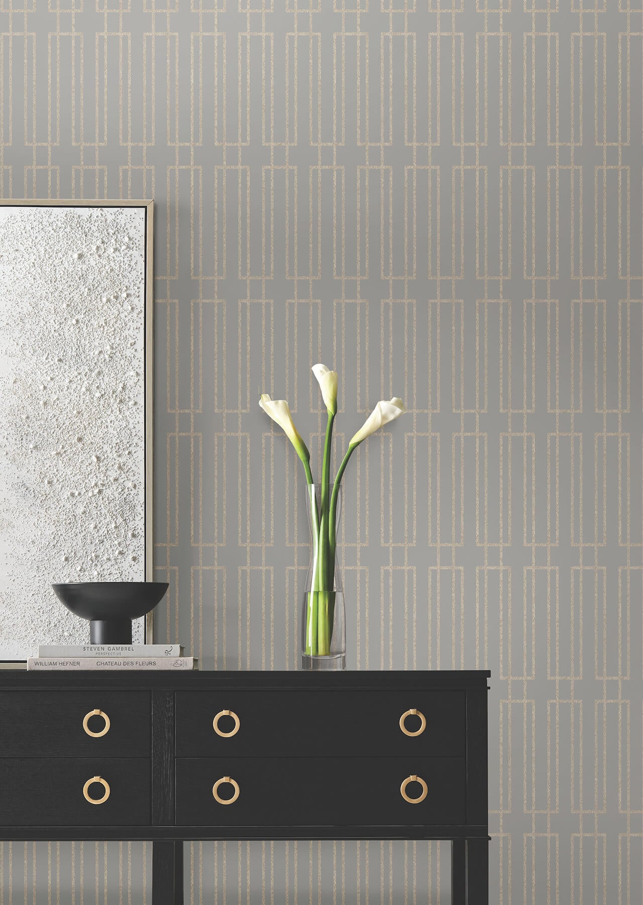 Candice Olson Decadence Terrace Wallpaper - Taupe