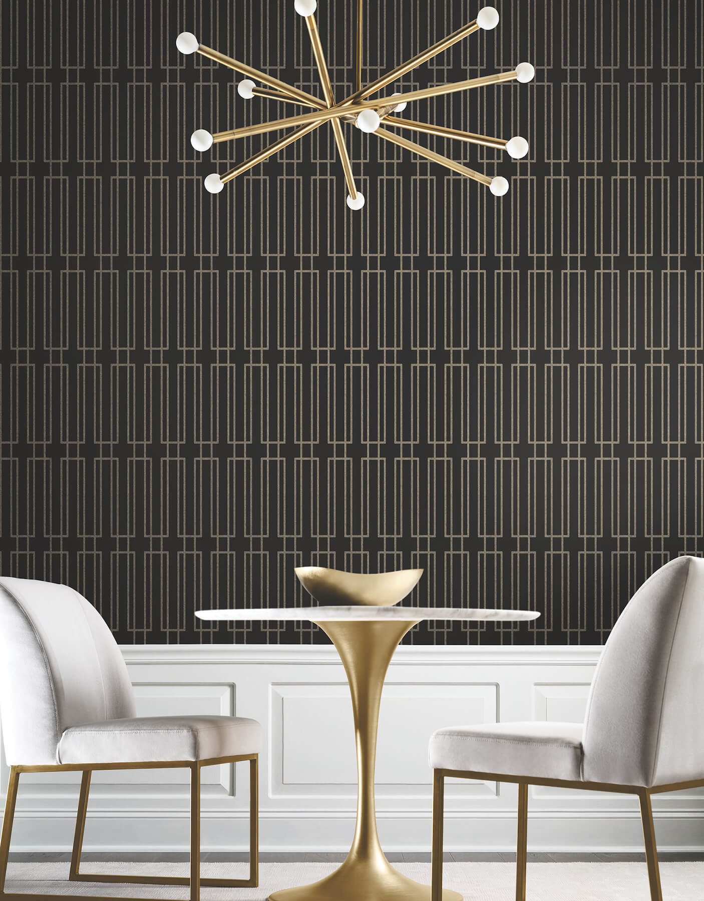 Candice Olson Decadence Terrace Wallpaper - Black