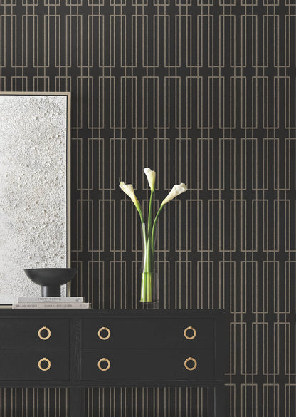 Candice Olson Decadence Terrace Wallpaper - Black
