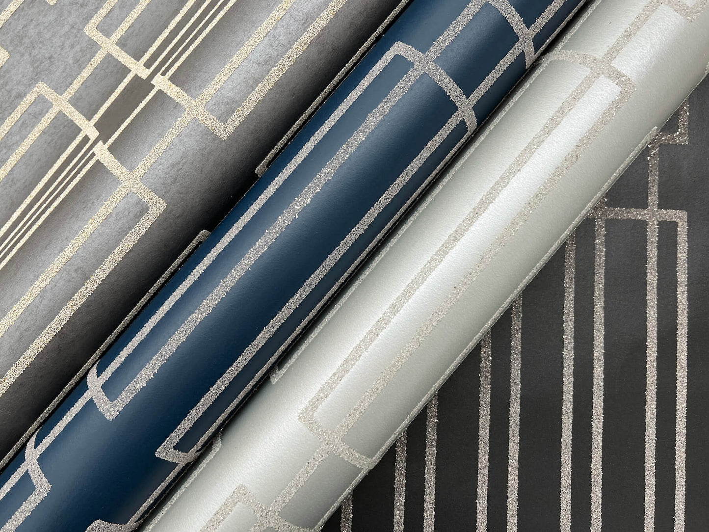 Candice Olson Decadence Terrace Wallpaper - Navy