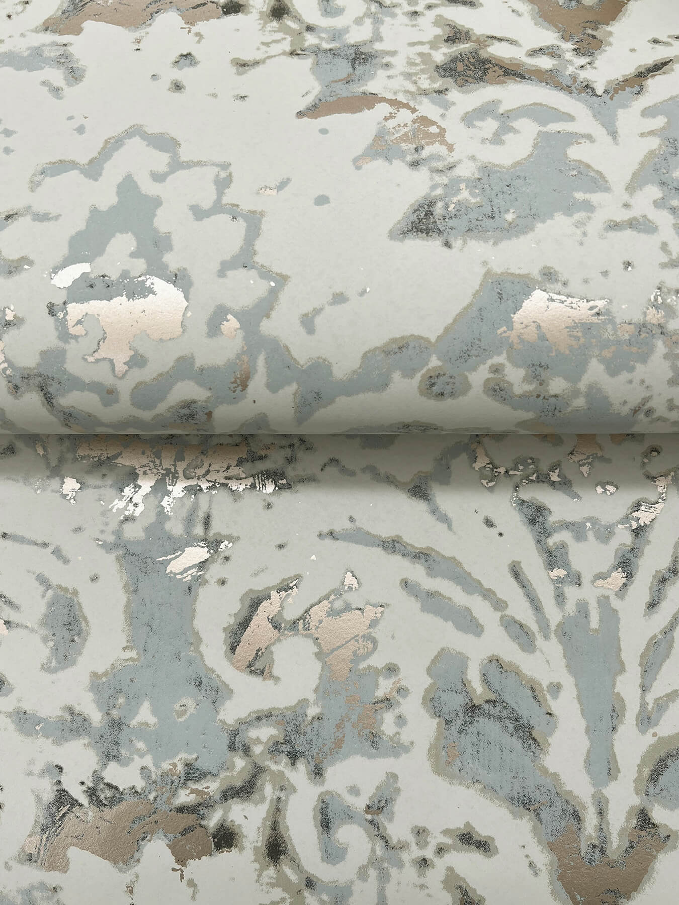 Candice Olson Decadence Velvet Crush Damask Wallpaper - Taupe & Gold